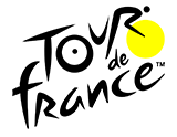 Logo du tour de france qui passe devant horizon parapente